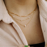 Malibu Pearl Necklace (Silver)