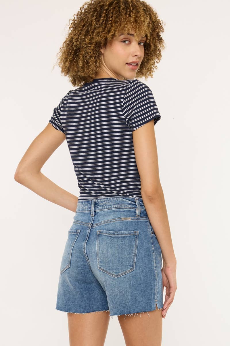 Weekender High Rise Denim Shorts