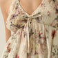 Floral Patchwork Halter Maxi Dress