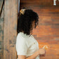 Creamy Latte Octopus Claw Clip