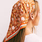 100% Silk Bandana Scarf - Botanical Garden Floral Western