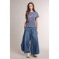 Vintage Wide Leg Cropped Denim
