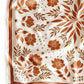 100% Silk Bandana Scarf - Desert Floral Western Earth Tones
