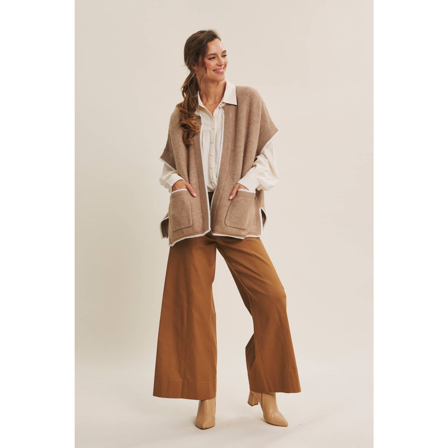 Timeless Warmth Sweater Pancho
