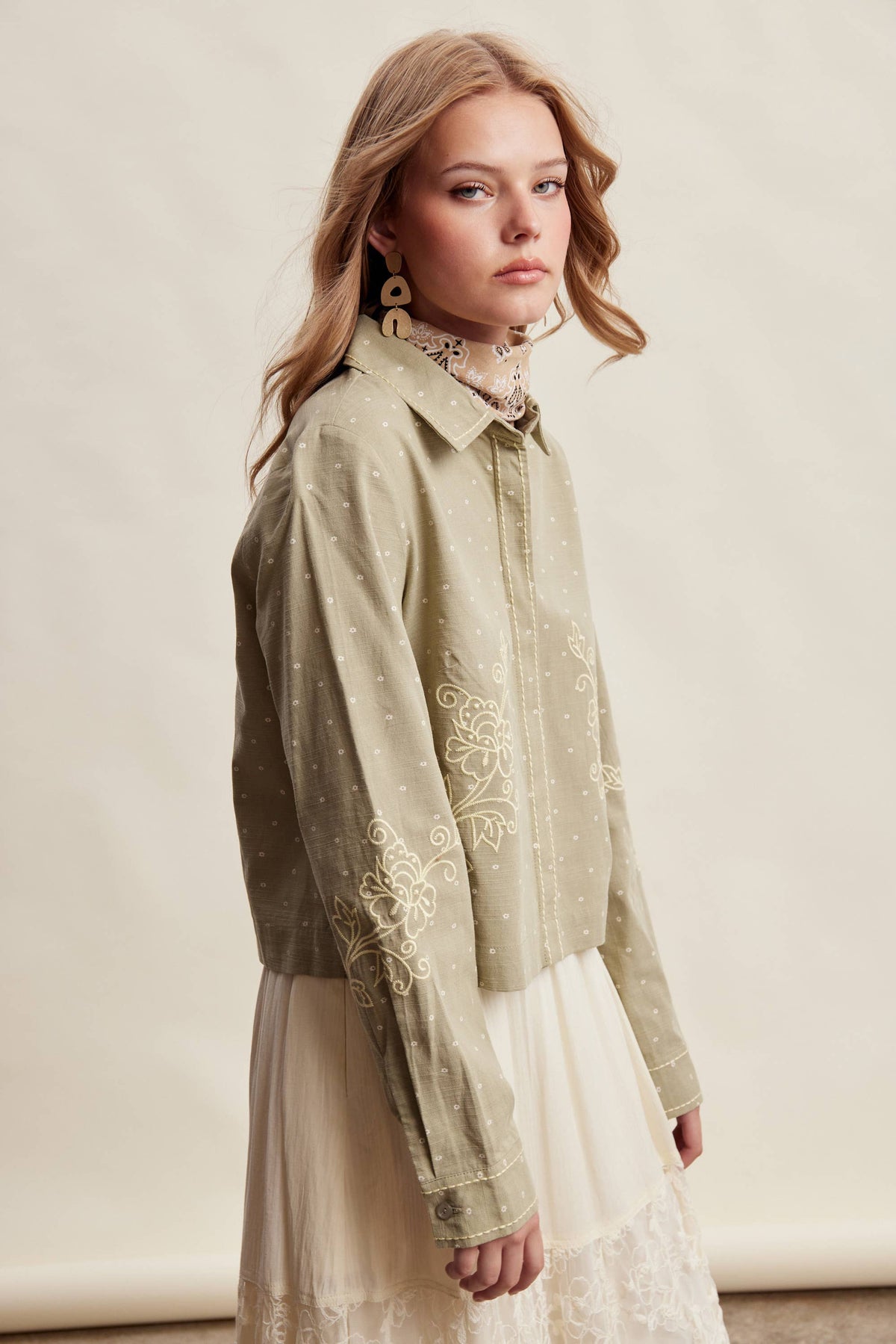 Wildflower Western Embroidered Top