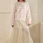 Cotton Tiered Midi Skirt