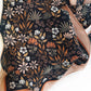 100% Silk Bandana Scarf -Midnight Garden Floral Western Wear
