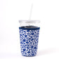 Porcelain Floral Drink Sleeve, Iced Coffee, Drink Cover