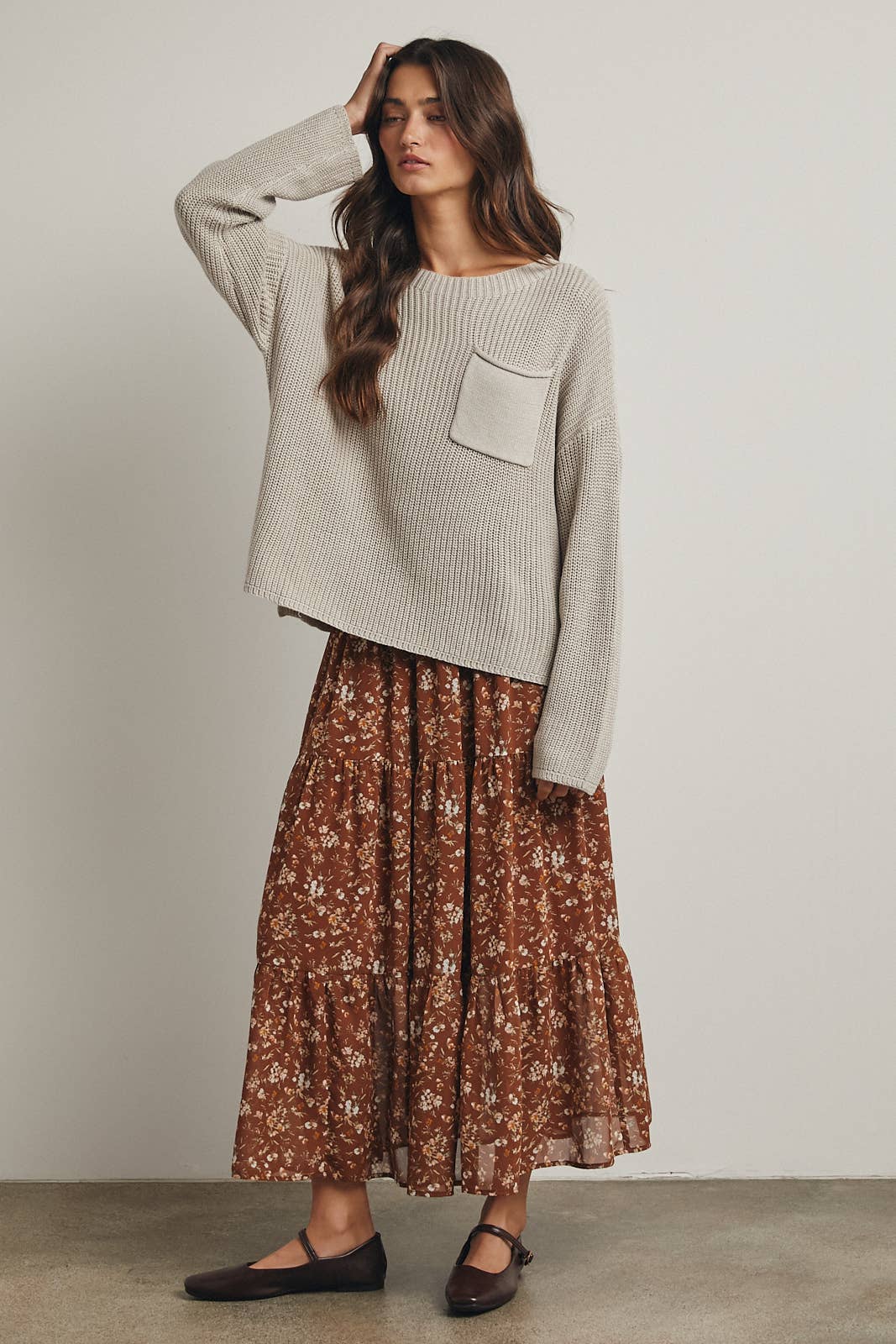 Drop Shoulder Sweater