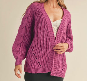 Orchid Bloom Cardigan