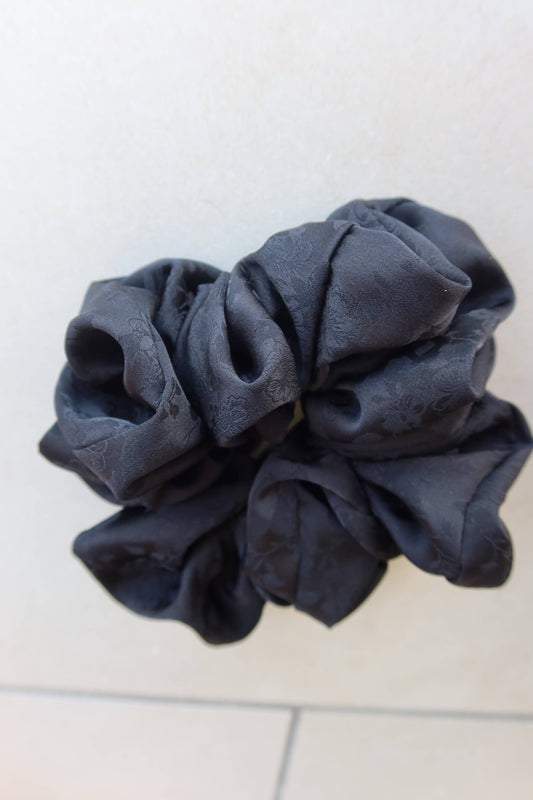 Nocturne Floral Jumbo Scrunchie