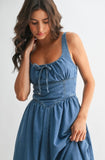Denim Maxi Dress