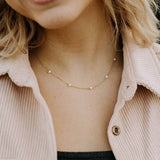 Malibu Pearl Necklace (Silver)