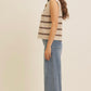 Soft Rib Button Down Sweater Vest