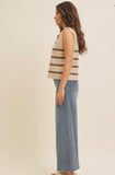 Soft Rib Button Down Sweater Vest