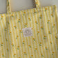 Lemon Blossom Floral Tote Bag