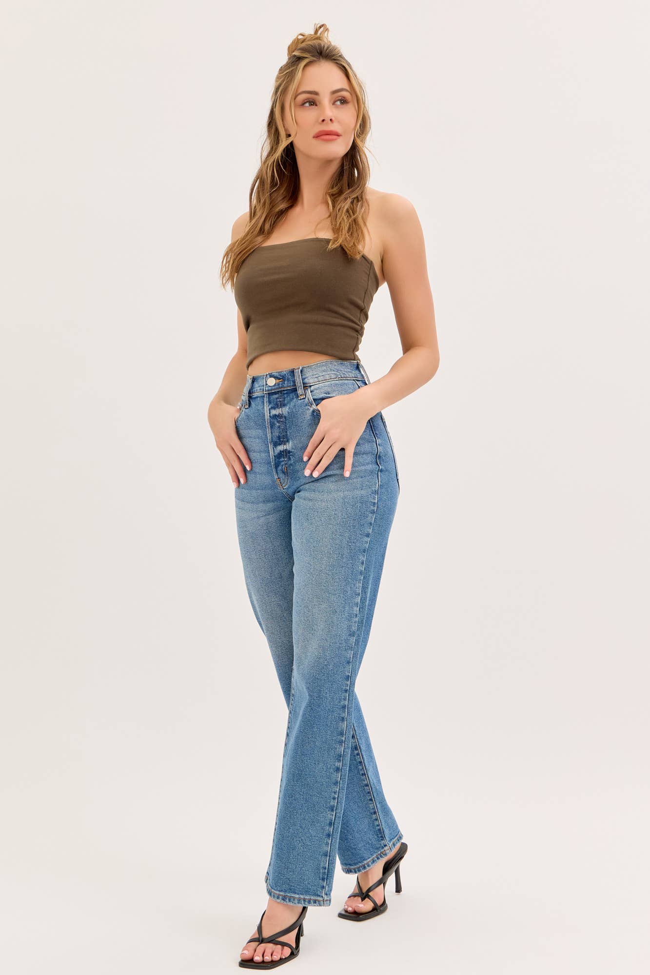 The Everyday High Rise Dad Jean Medium Wash
