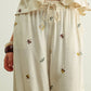 Wildflower Embroidered Pants
