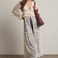 Lace Ruffle Maxi Duster