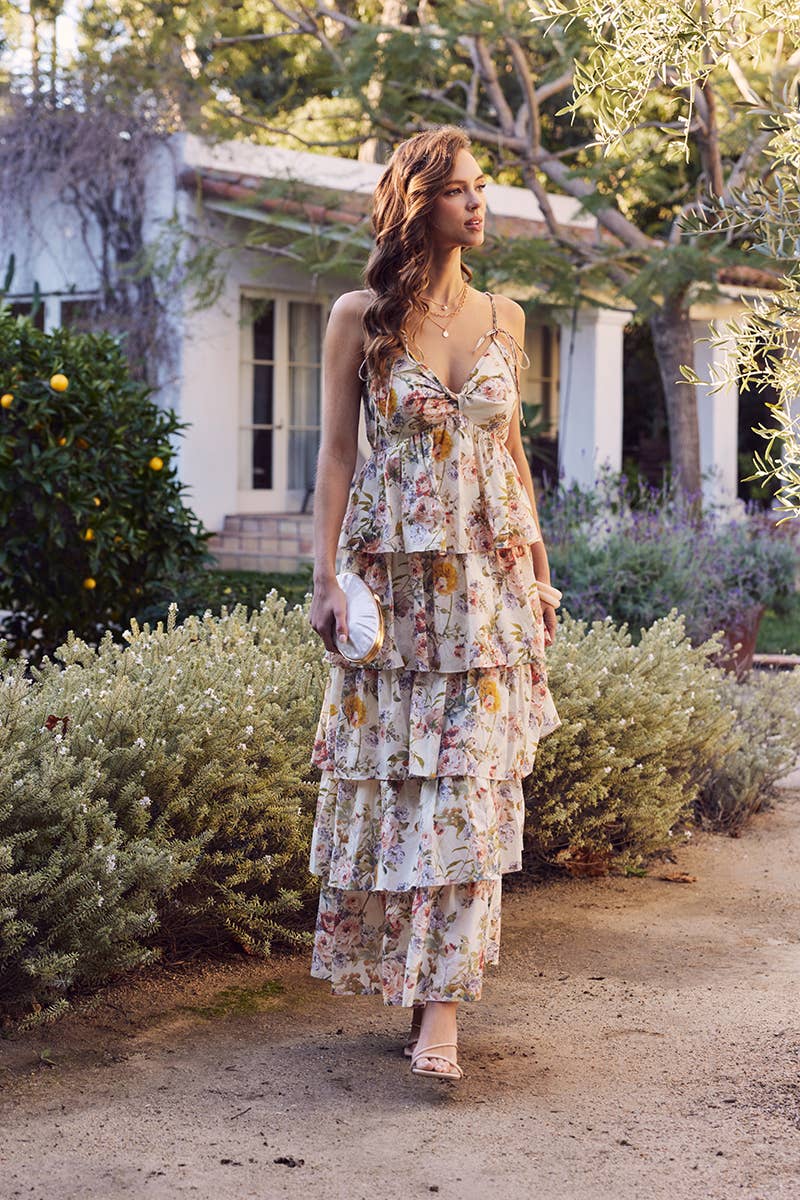 Call for Romance Cotton Maxi Dress
