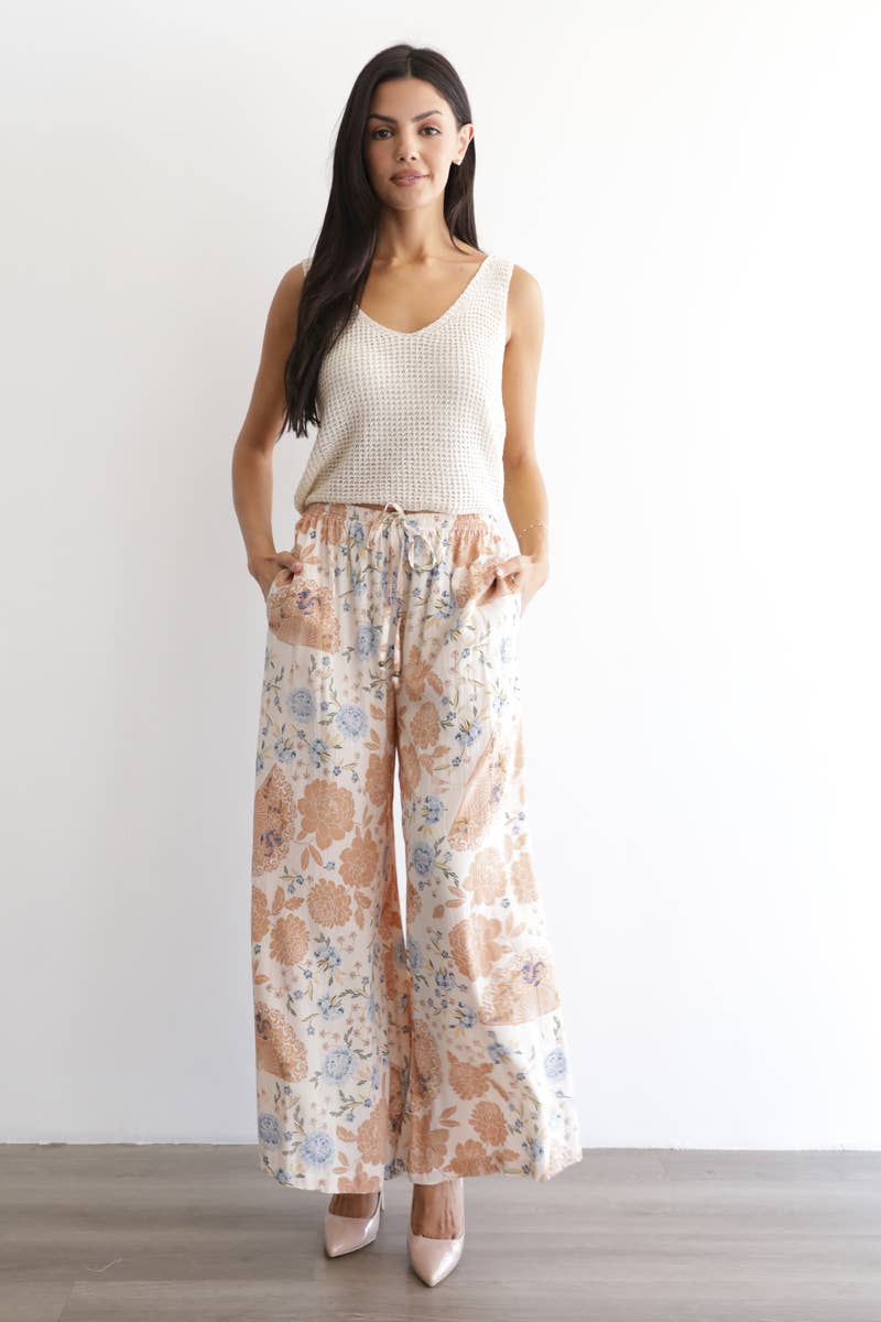 Café Terrace Wide Leg Pants
