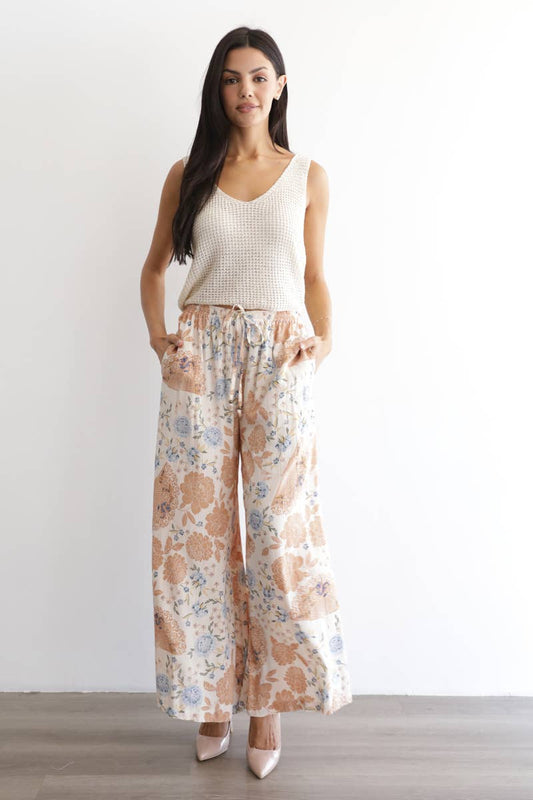 Café Terrace Wide Leg Pants