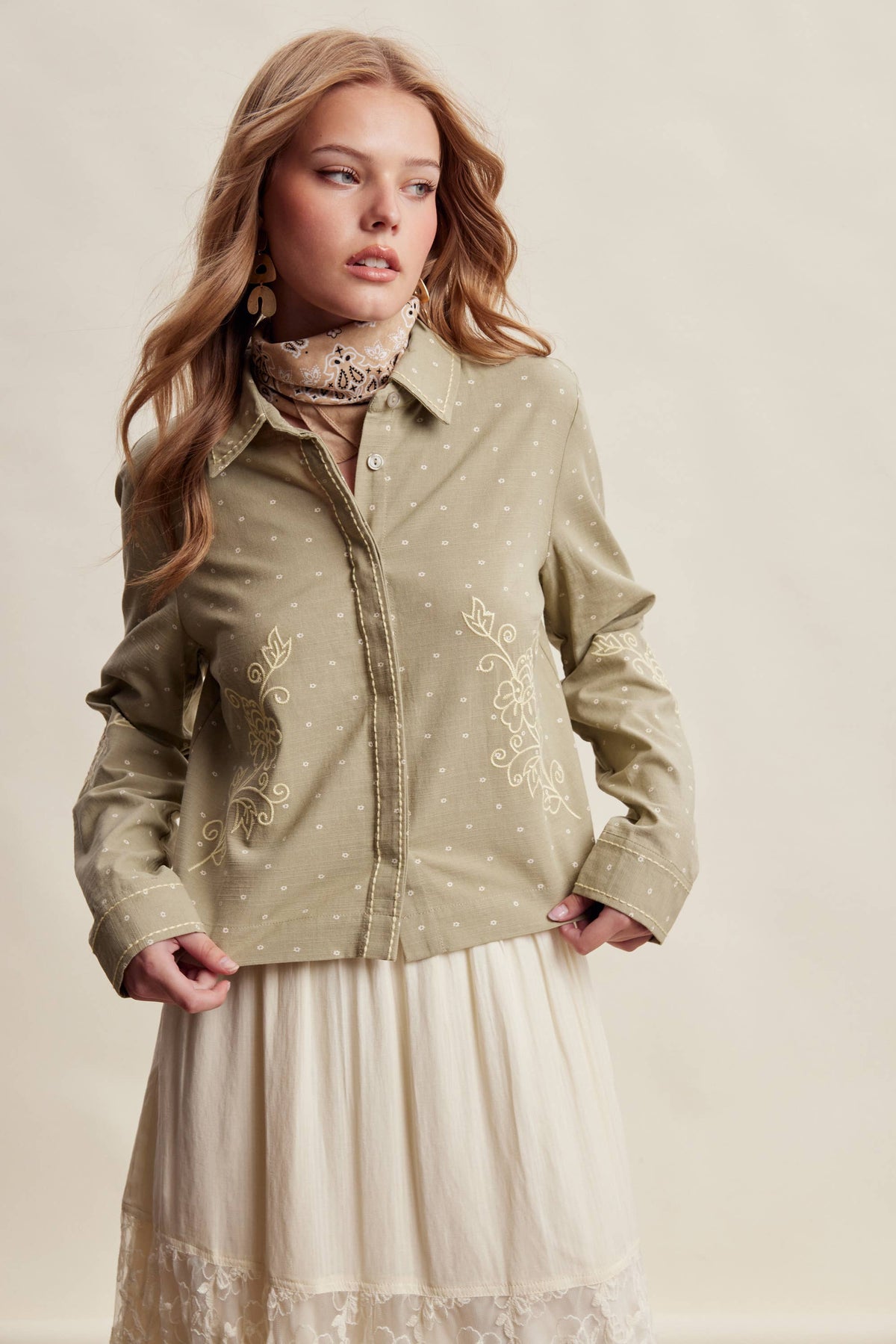 Wildflower Western Embroidered Top