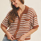 Super Soft Button-down Oversized Sweater Top