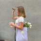 Lilac Minimalist Tote Bag