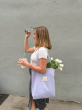 Lilac Minimalist Tote Bag