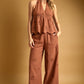 Terracotta Eyelet Pants