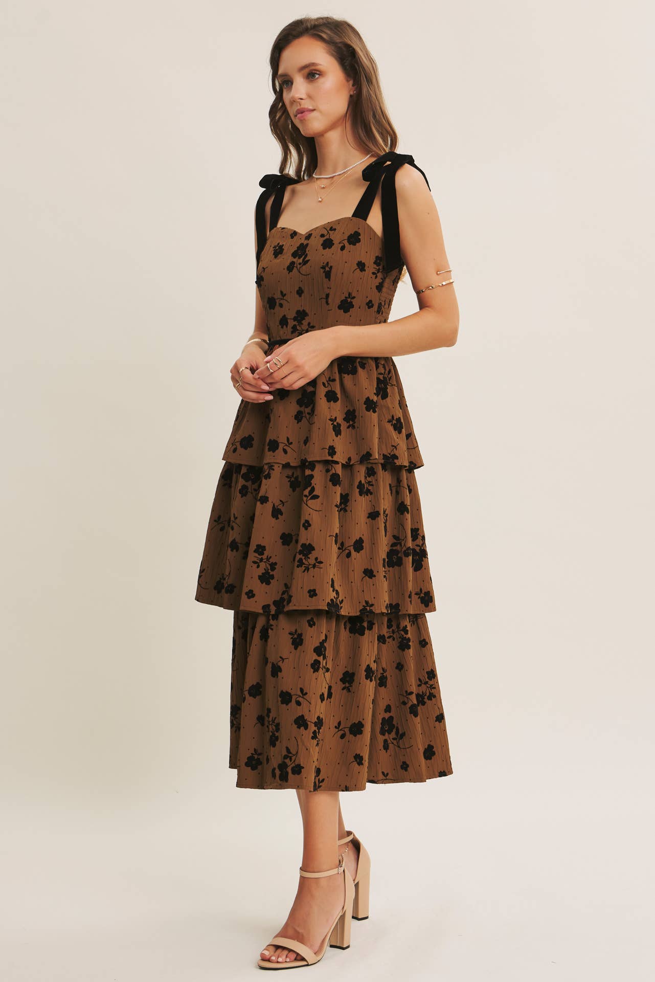 Standout Tiered Midi Dress