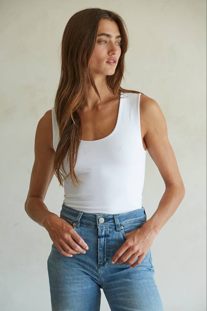 Double Layered Seamless Top (Multiple Colors)