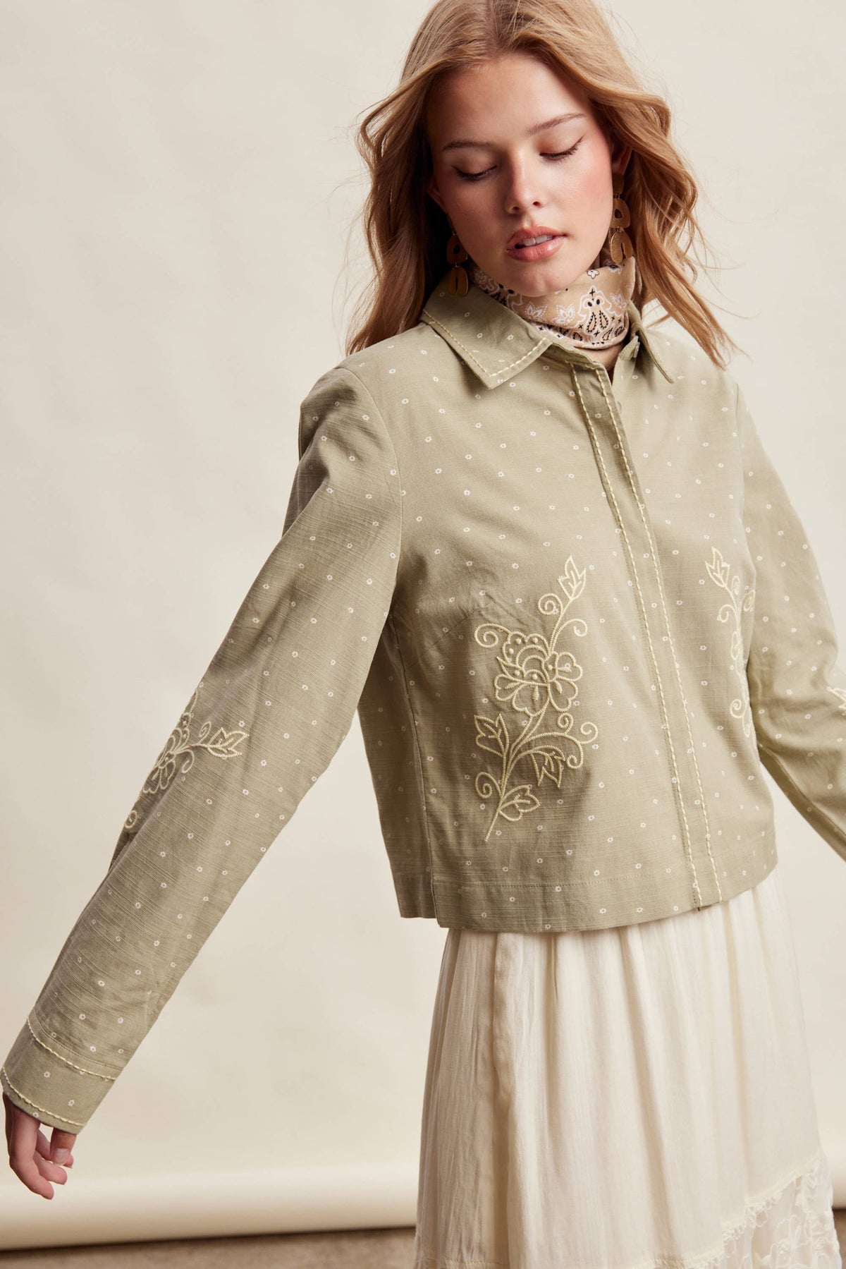 Wildflower Western Embroidered Top