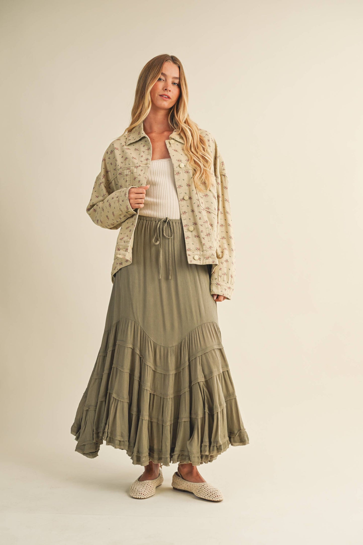 Soft Structure Floral Jacket