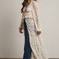 Lace Ruffle Maxi Duster