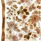 100% Silk Bandana Western Floral & Butterfly  – 23” Square