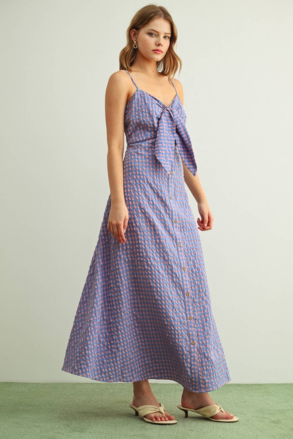 Bluebell Gingham Maxi Dress