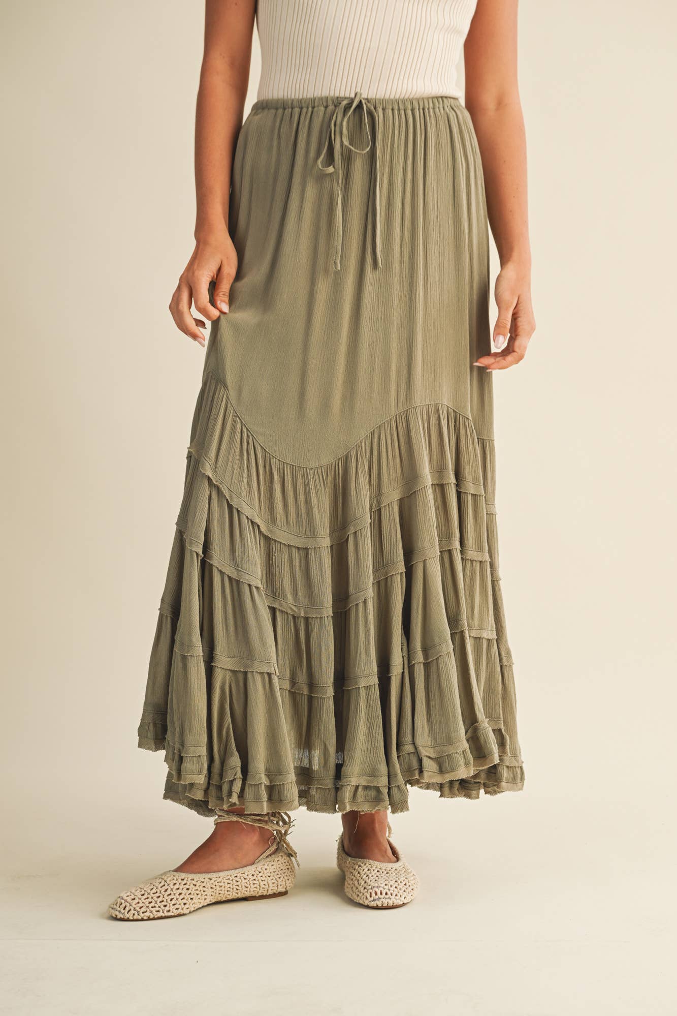 Desert Bloom Tiered Skirt