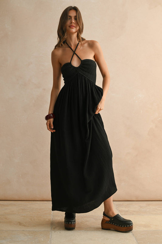 Boho Crochet Layered Dress