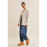 WARM SWEATER CARDIGAN WITH POCKETS