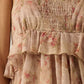 Floral-Print Chiffon Ruffled Babydoll Cami Top