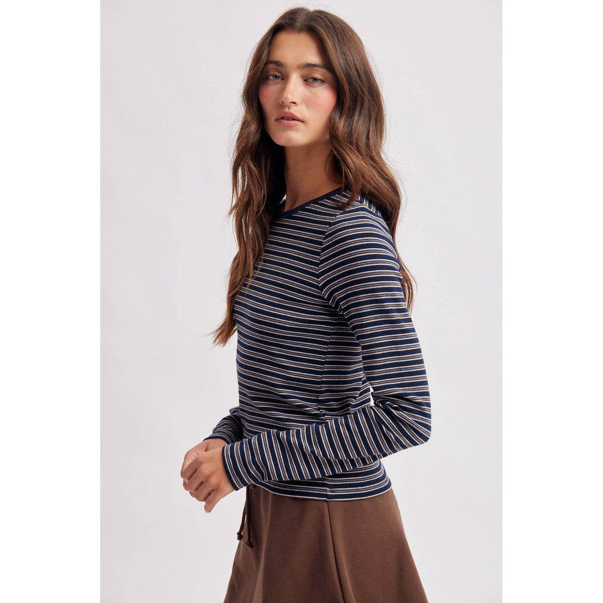 Classic Striped Knit Top