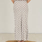 Autumn Plaid Midi Skirt