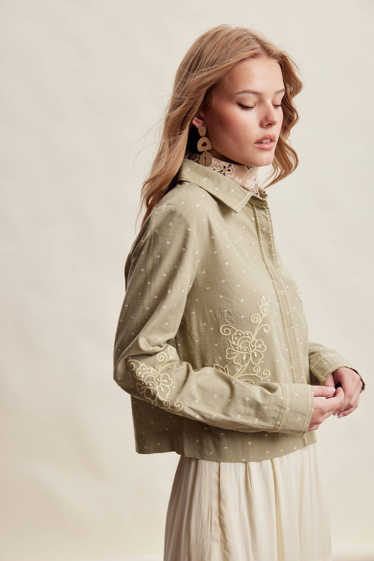 Wildflower Western Embroidered Top