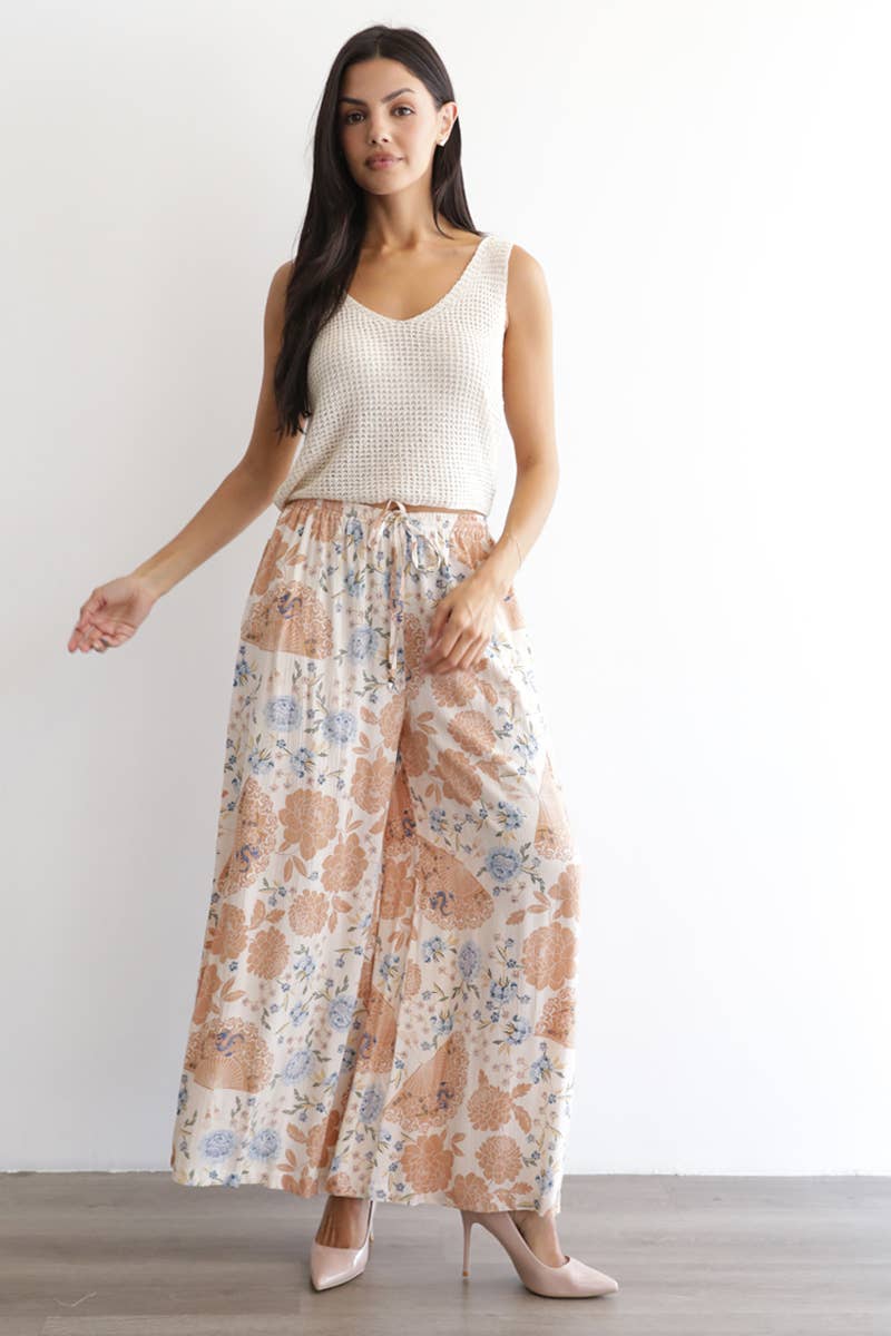 Café Terrace Wide Leg Pants
