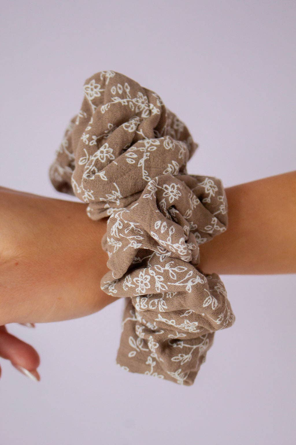 Meadow Floral Jumbo Scrunchie