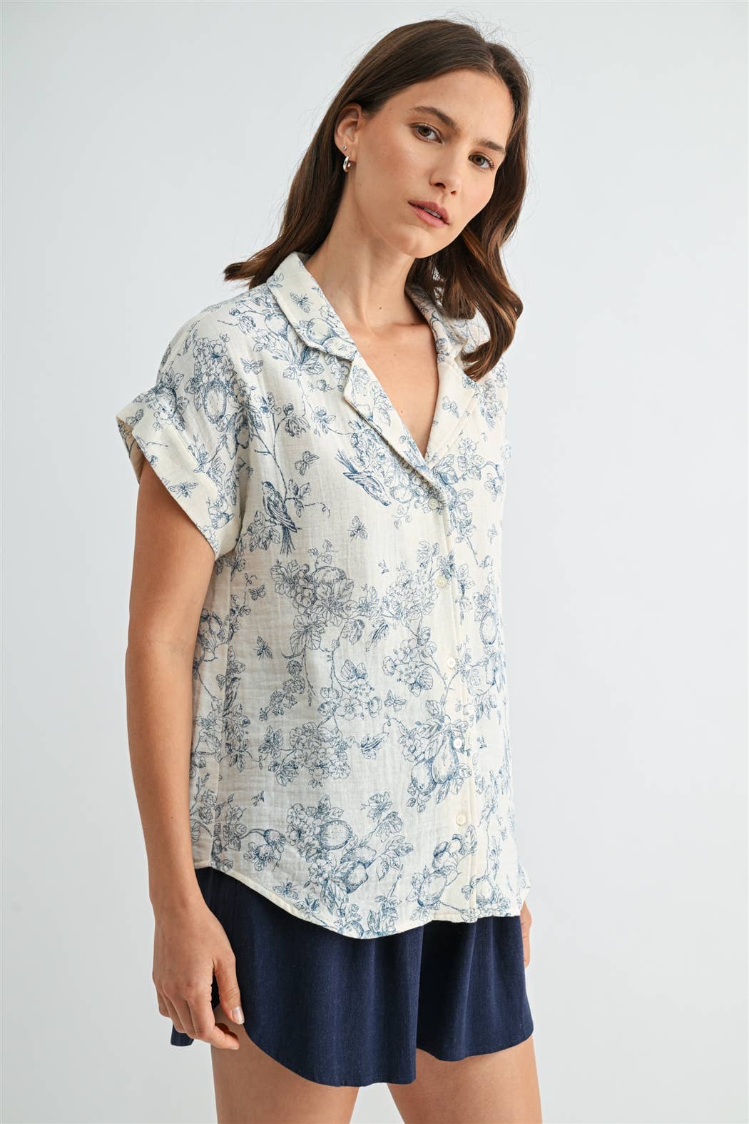 Blue Skies Button Down