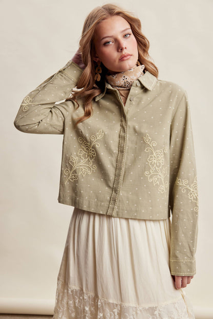 Wildflower Western Embroidered Top