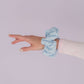 Blue Polka Dot Jumbo Scrunchie